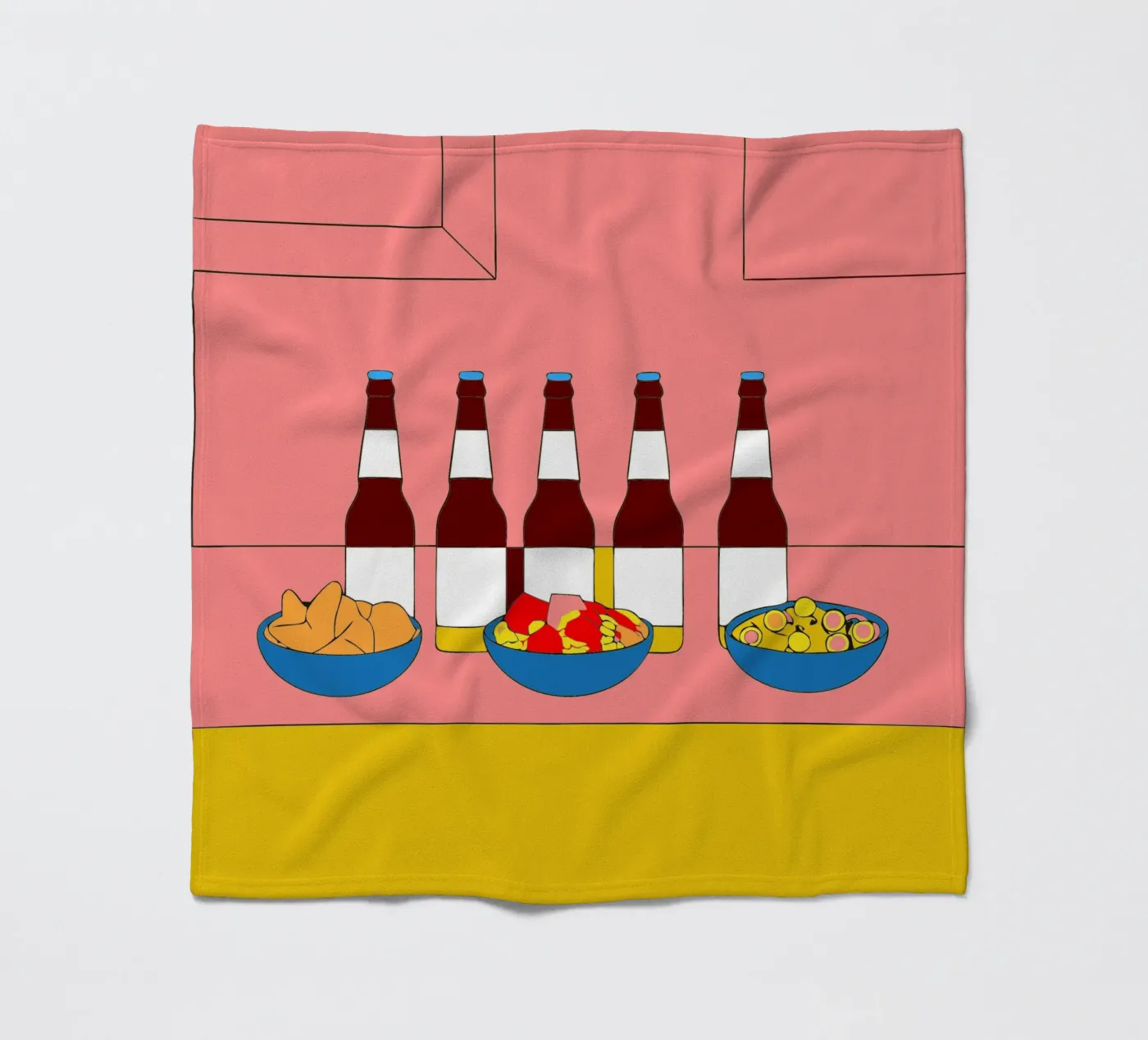 Drinks genießen Fleecedecke von OUR SHOP