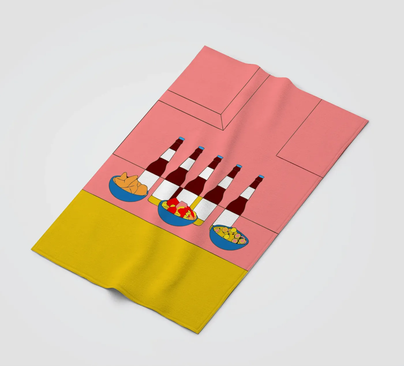 Enjoying Drinks coperta in pile da OUR SHOP