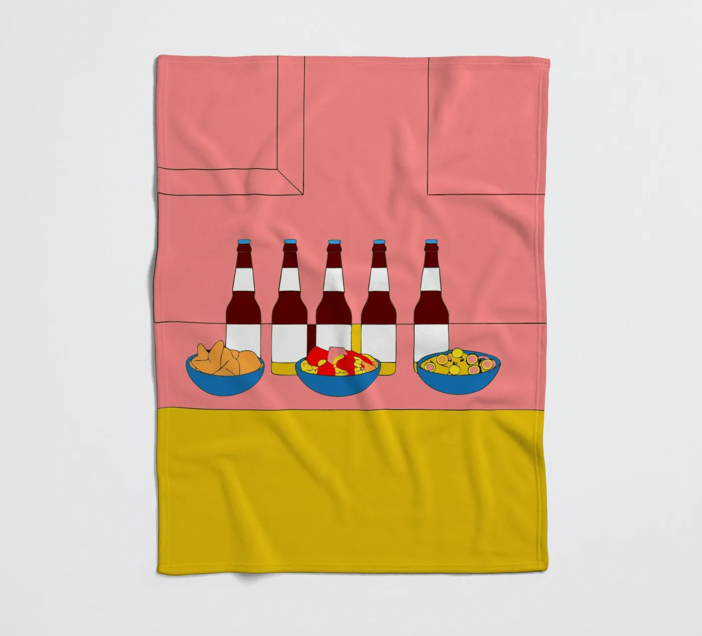 Enjoying Drinks coperta in pile da OUR SHOP