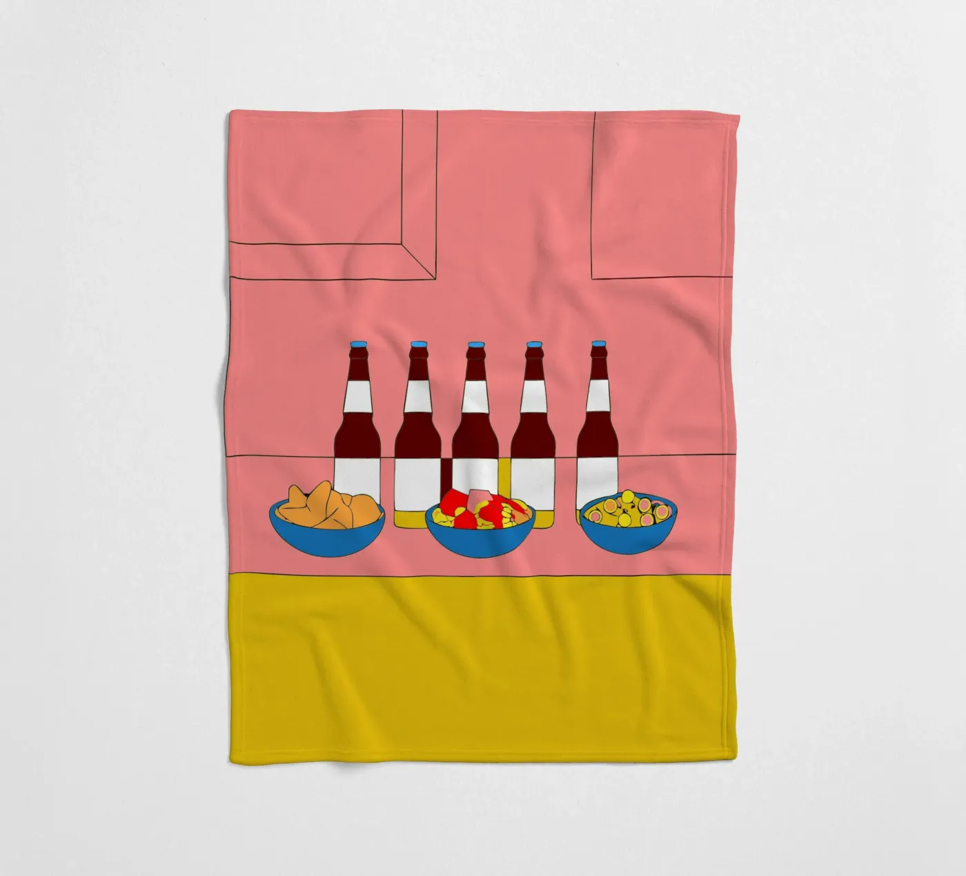 Drinks genießen Fleecedecke von OUR SHOP