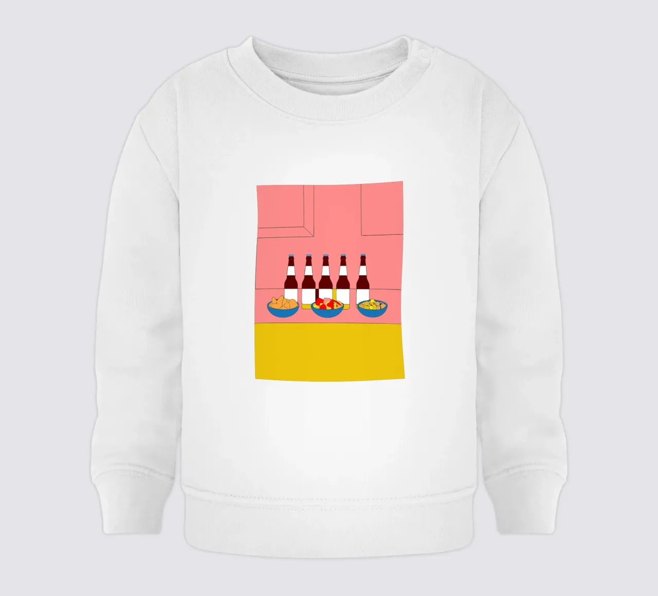 Genieten van drankjes baby sweatshirt van OUR SHOP