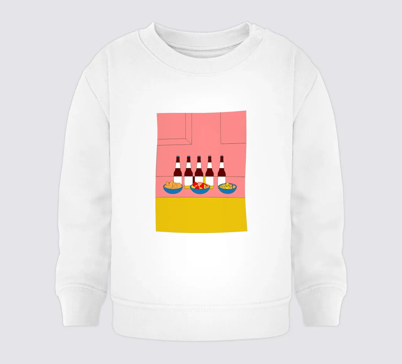 Genieten van drankjes baby sweatshirt van OUR SHOP