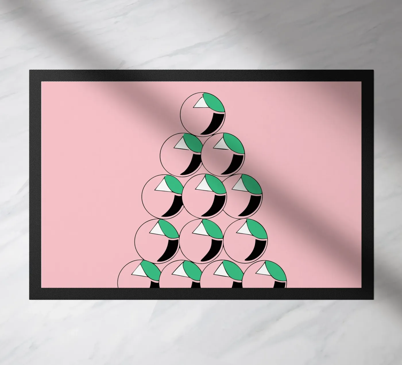 Pyramid Ball doormat by OUR SHOP