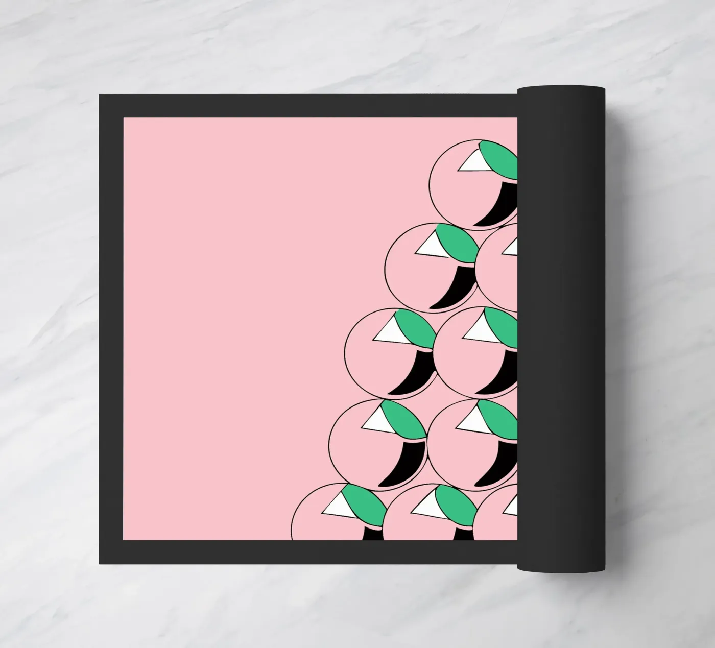 Pyramid Ball doormat by OUR SHOP