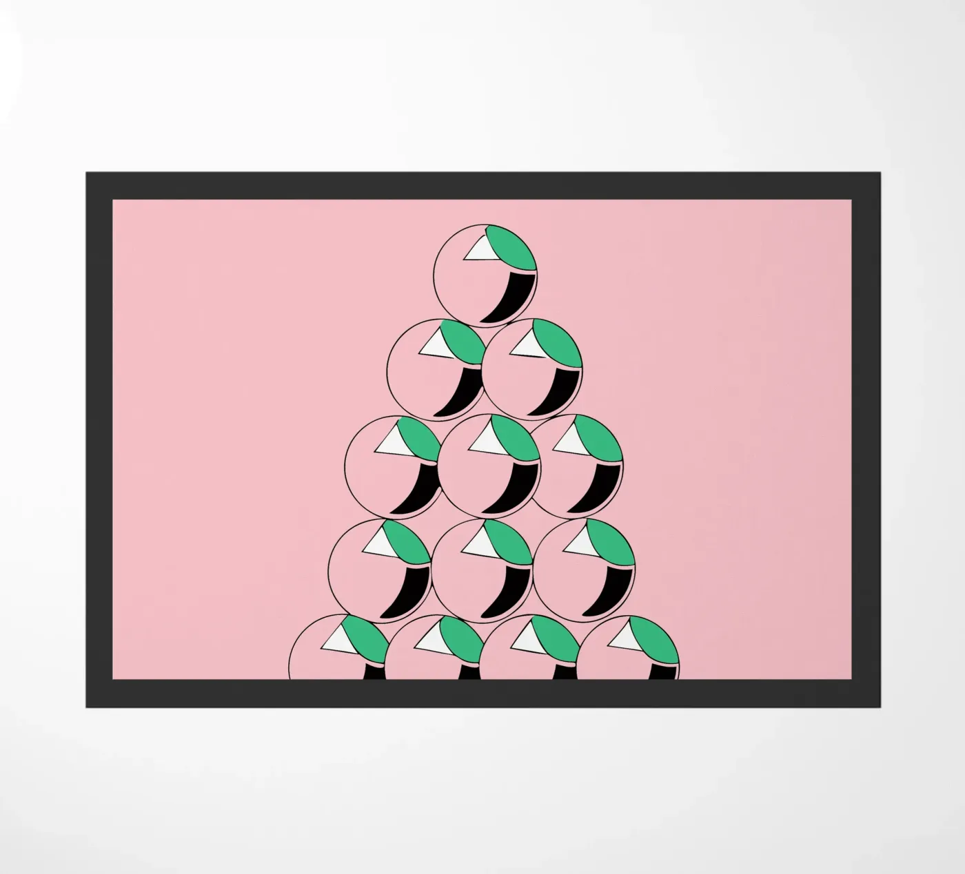 Pyramid Ball doormat by OUR SHOP