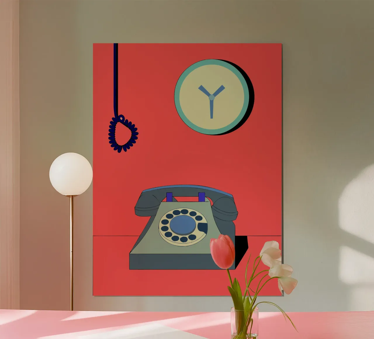 Telefono di casa poster con telaio in plastica da OUR SHOP