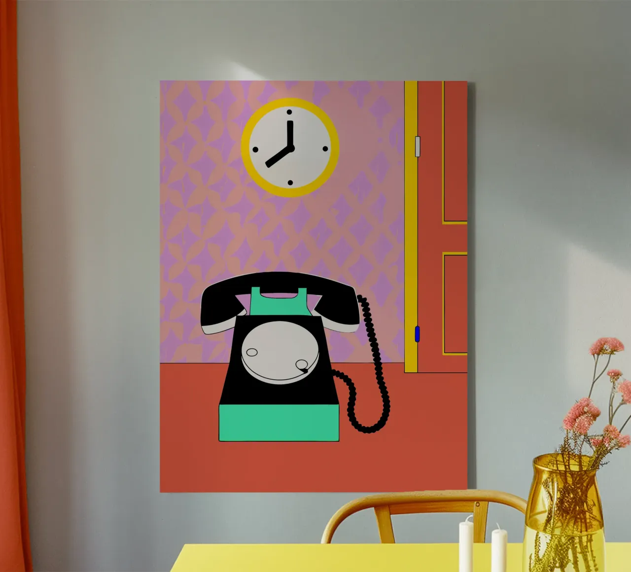Home Phone canvas by OUR SHOP