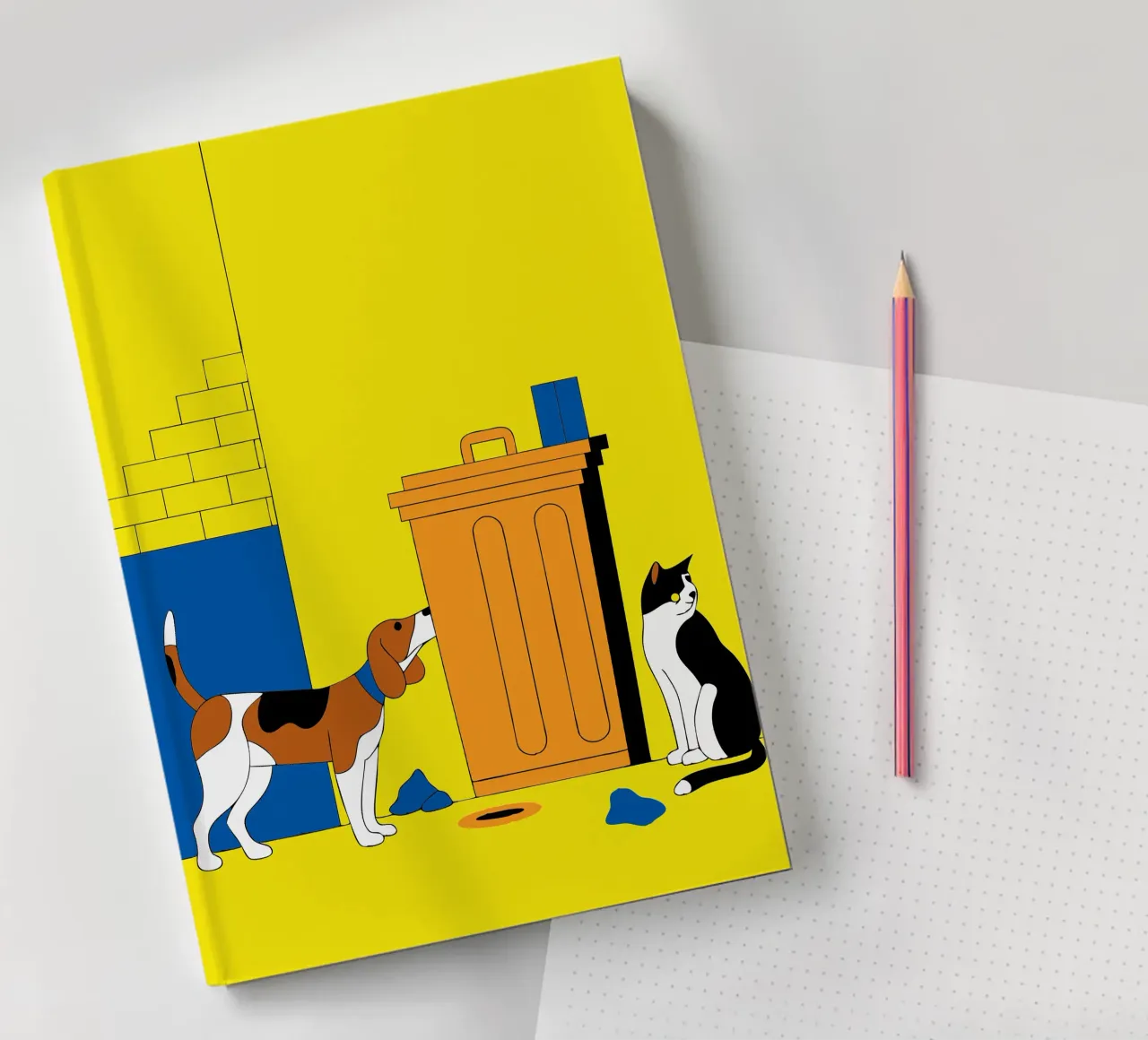 Cats and Dogs notebook by OUR SHOP