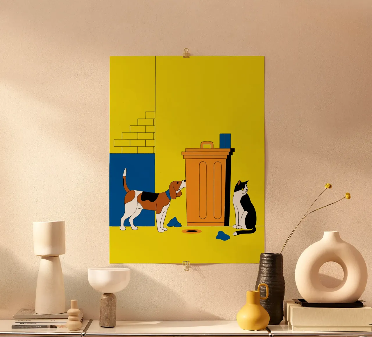 Gatti e cani poster da OUR SHOP