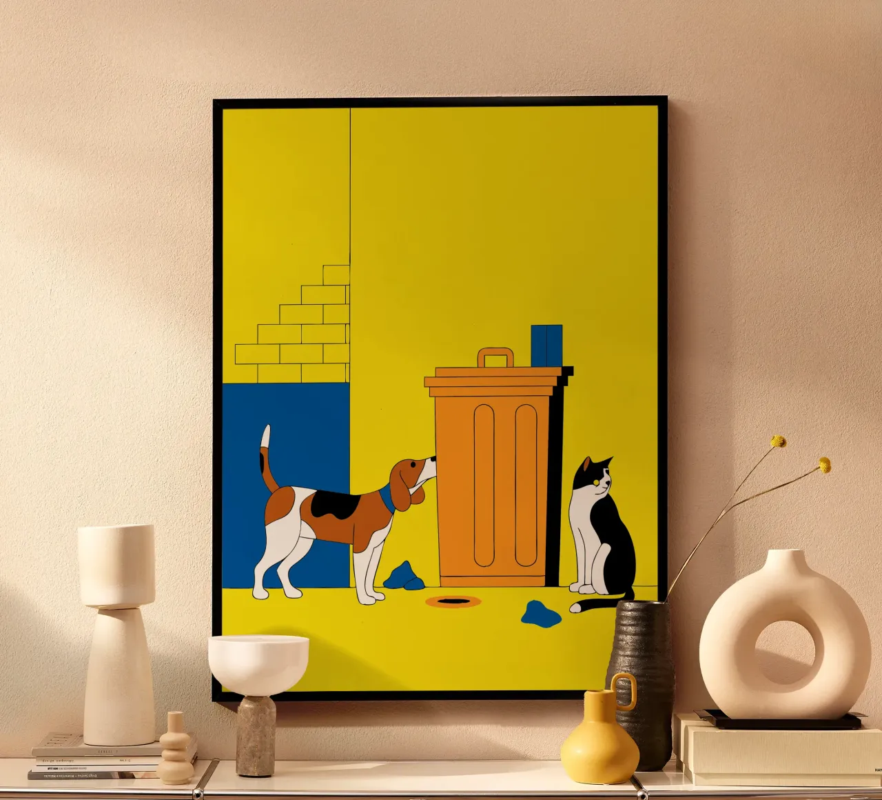 Gatti e cani poster da OUR SHOP