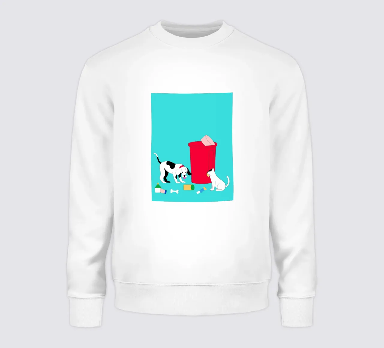 Gatti e cani felpa da OUR SHOP