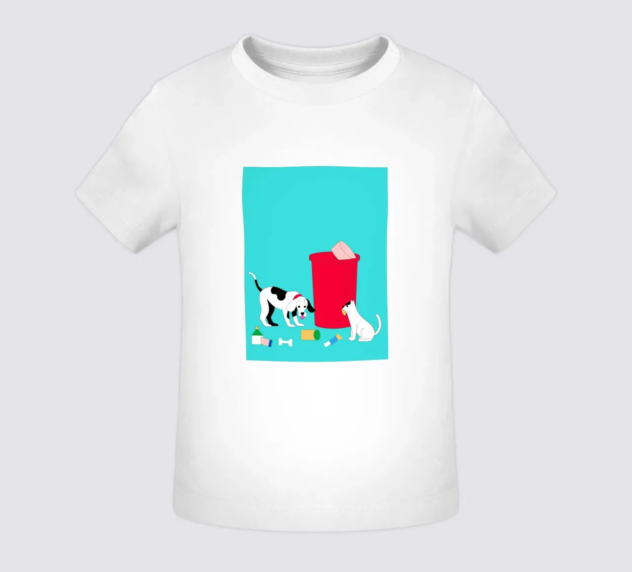 Gatti e cani maglietta neonato da OUR SHOP