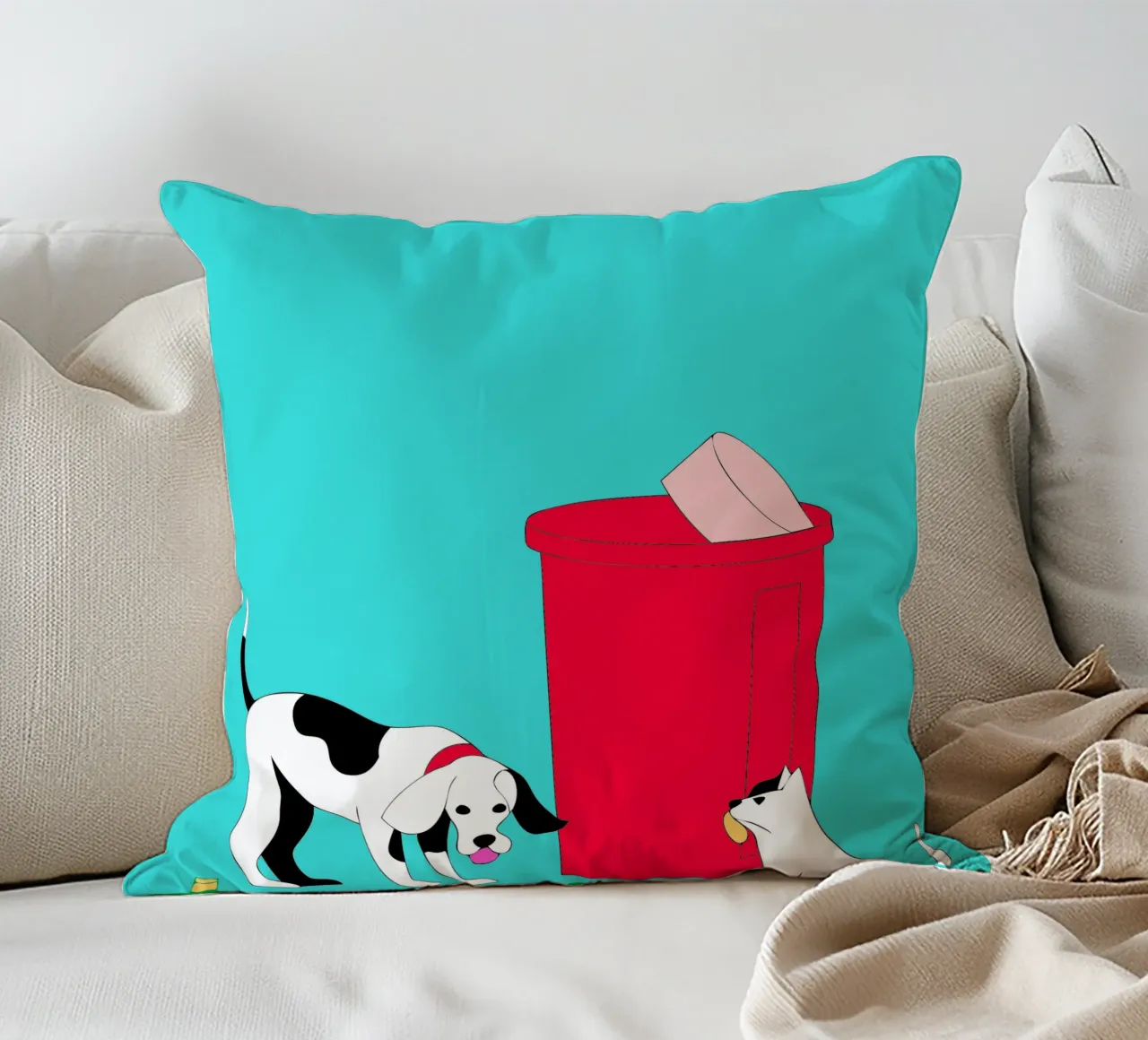 Gatti e cani cuscino da OUR SHOP