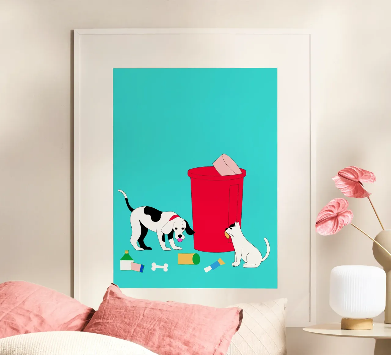 Gatti e cani poster da OUR SHOP