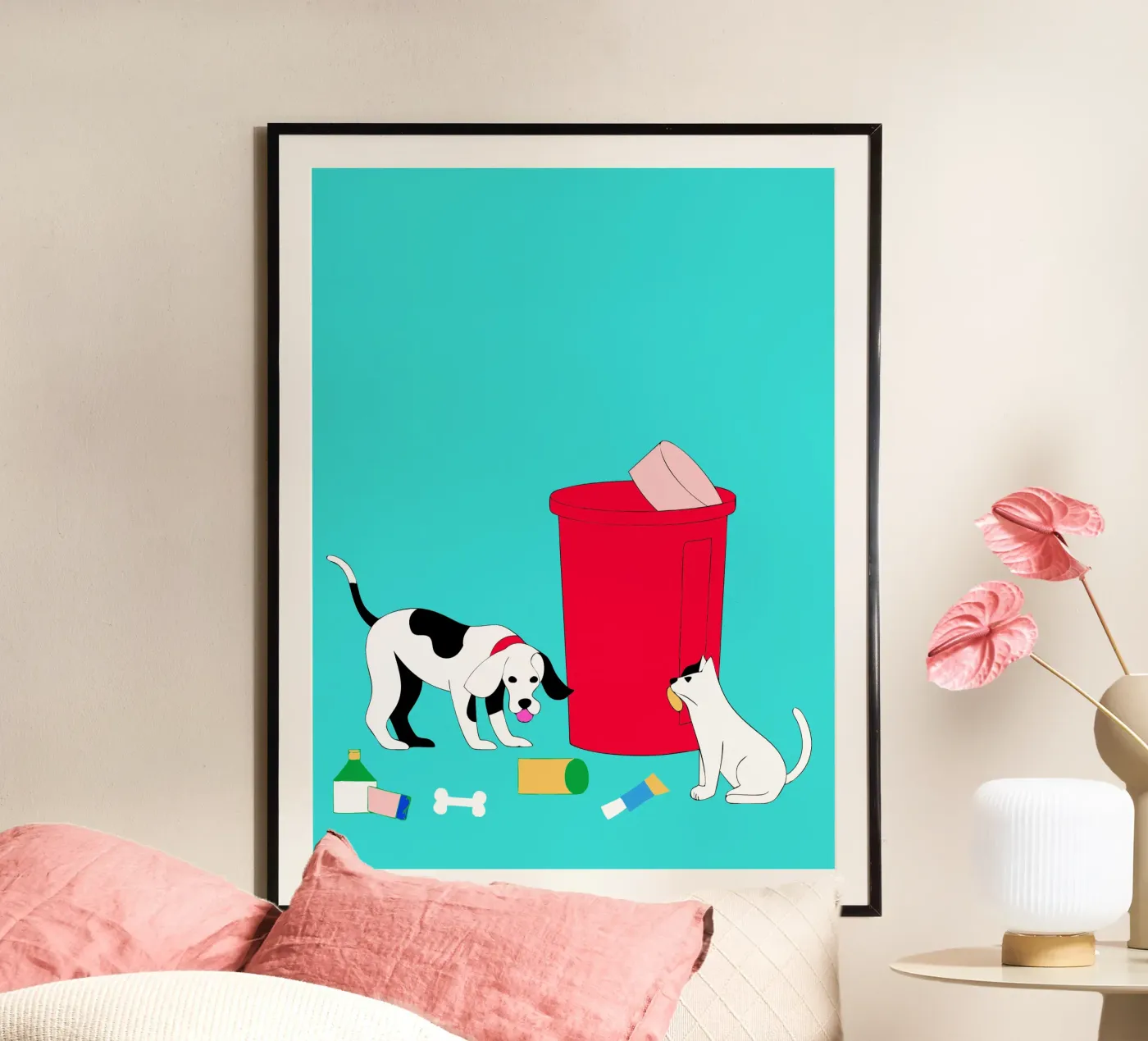 Cats and Dogs poster da OUR SHOP