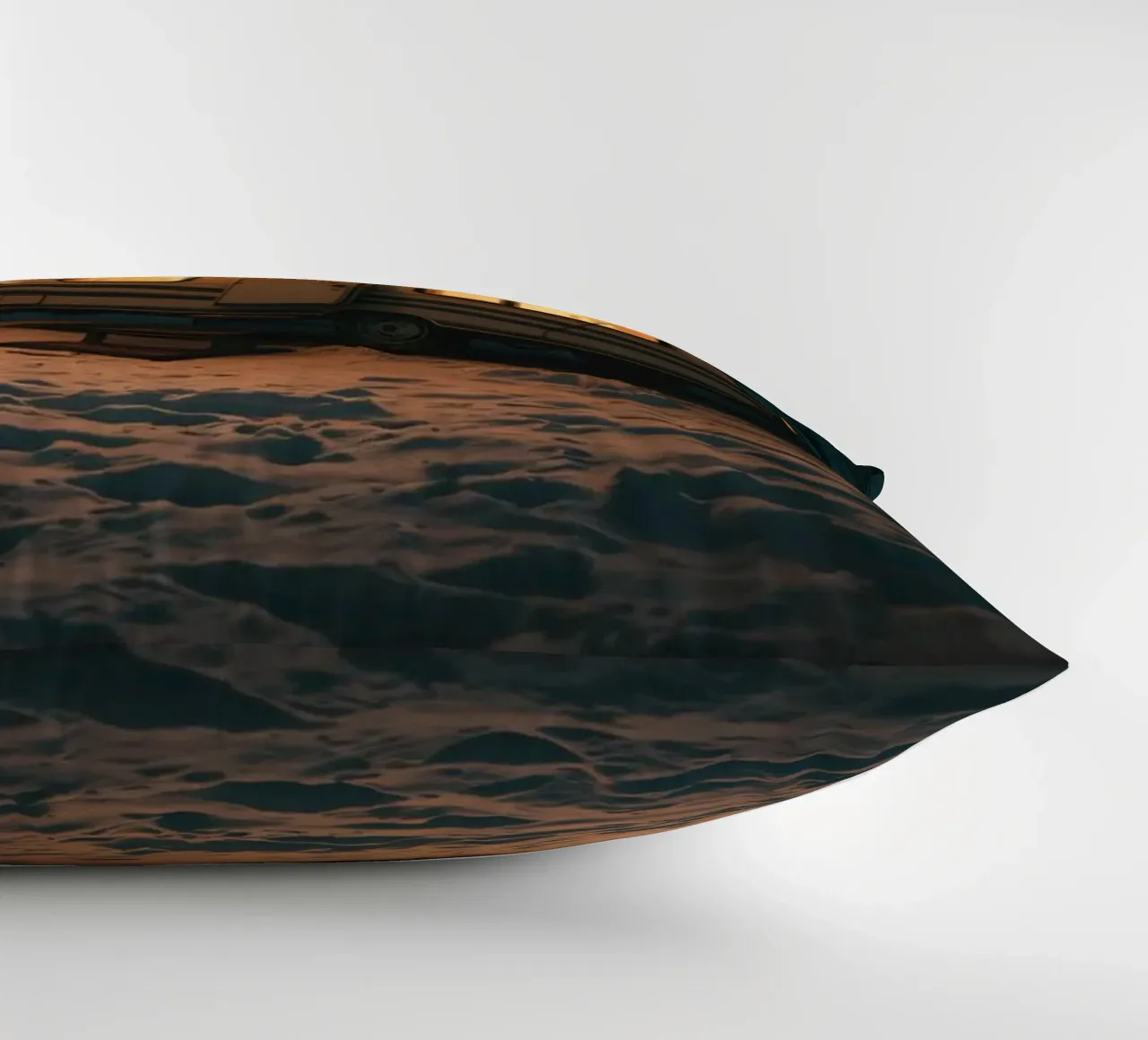 Accogliente notte d'inverno in un camper nei boschi innevati, con un caldo cuscino da DesignDoodle