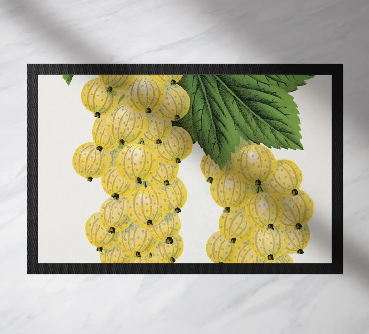 White grape doormat by vintageshop