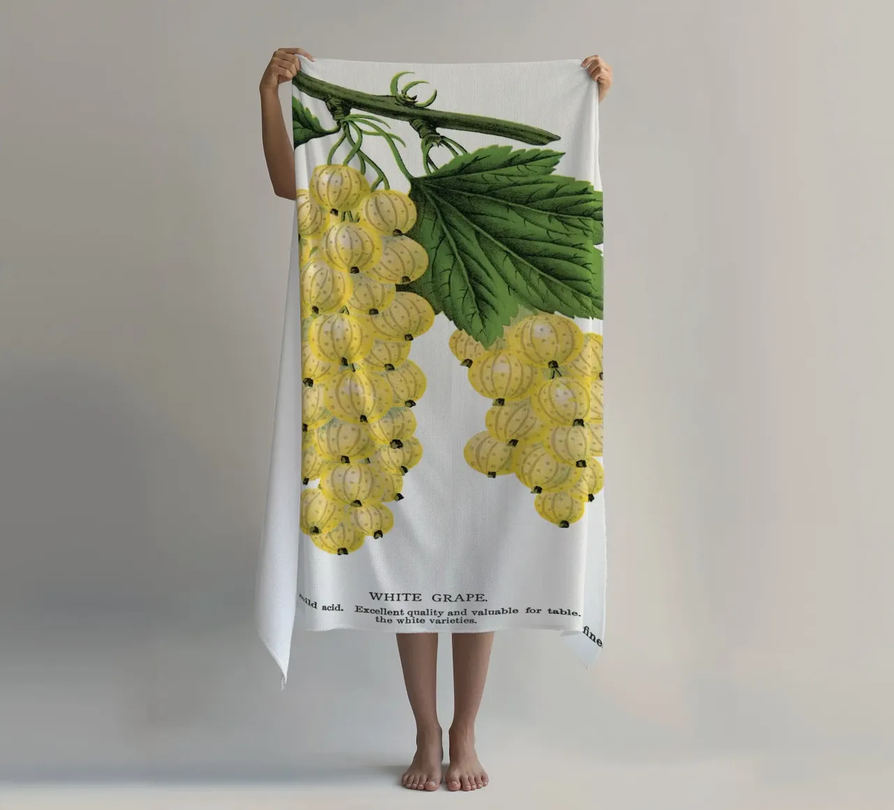 White grape telo mare da vintageshop