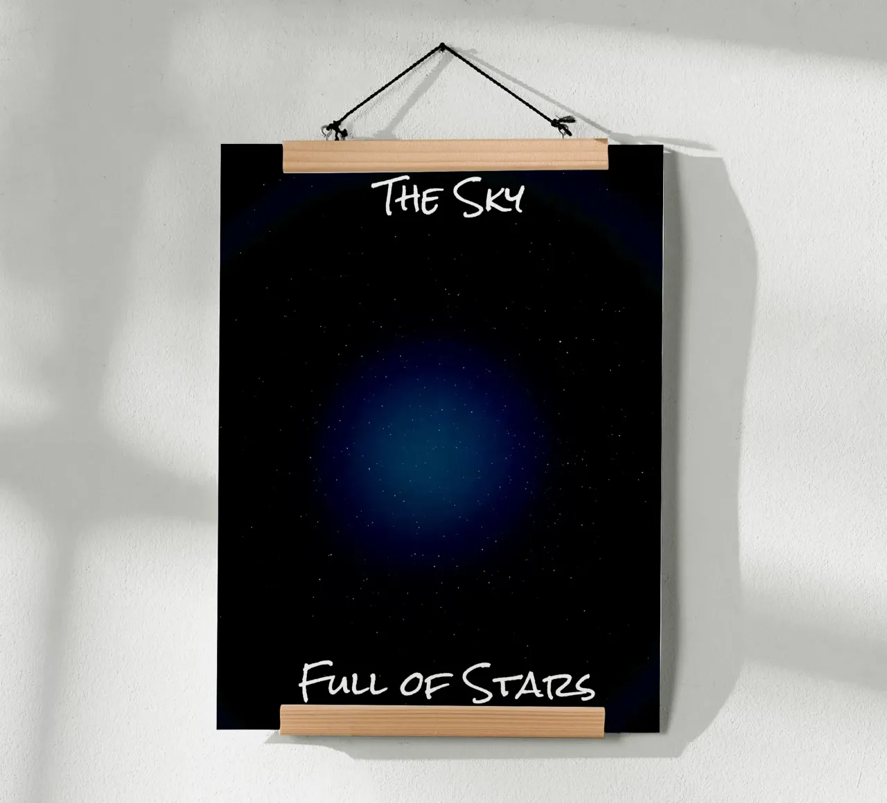 Il cielo pieno di stelle poster con telaio in alluminio da RealLifeMoments