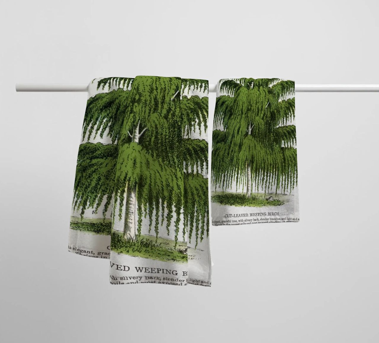 Weeping Birch tree asciugamano da bagno da vintageshop