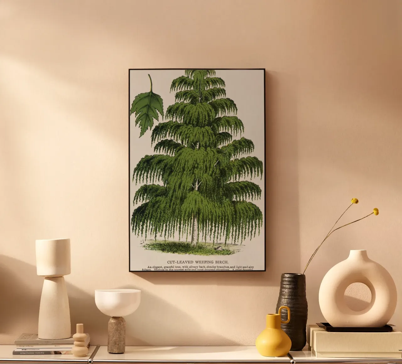 Weeping Birch tree plexiglass da vintageshop