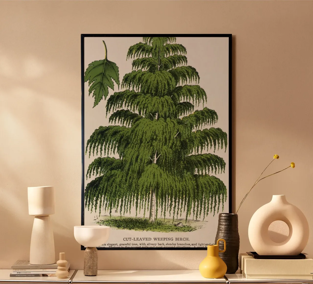 Weeping Birch tree poster da vintageshop