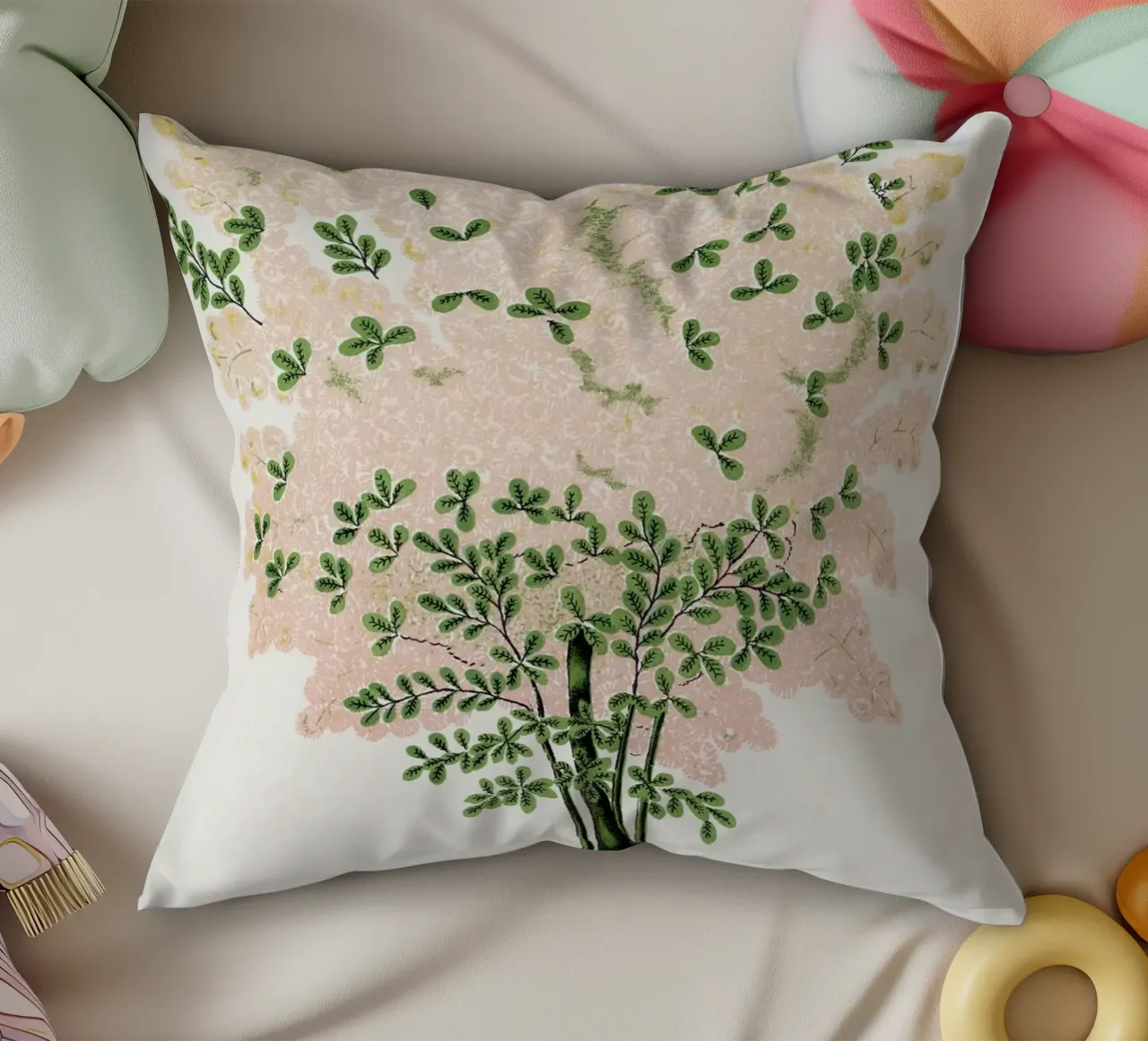 Purple Fringe tree cuscino da vintageshop