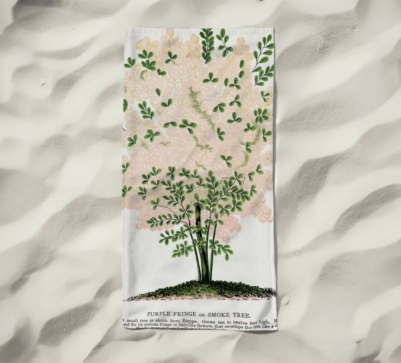 Purple Fringe tree telo mare da vintageshop
