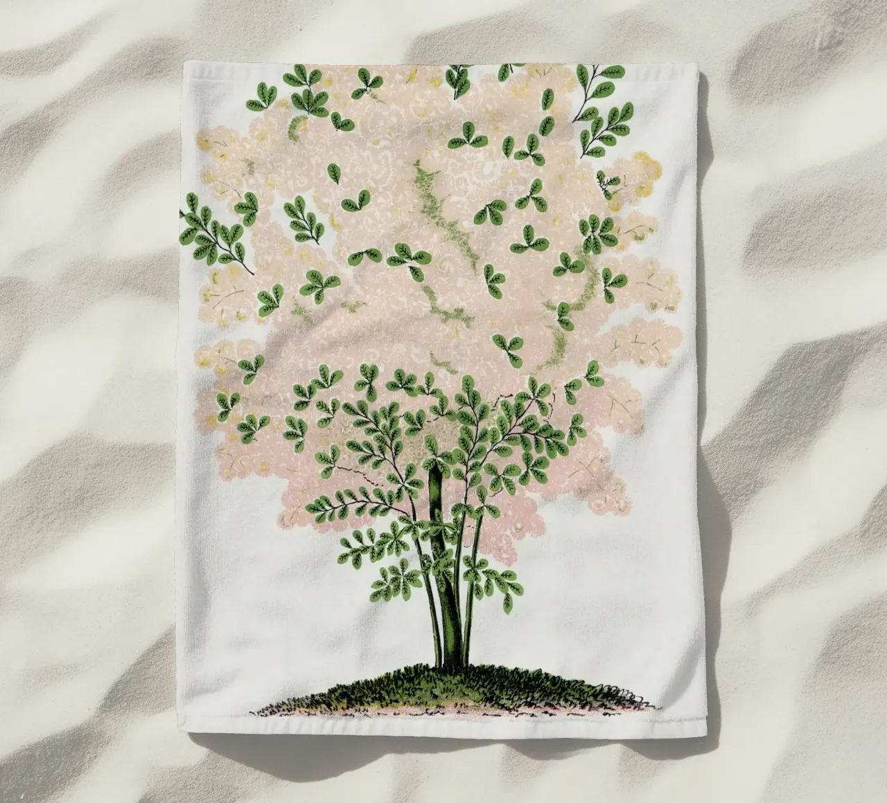 Purple Fringe tree telo mare da vintageshop