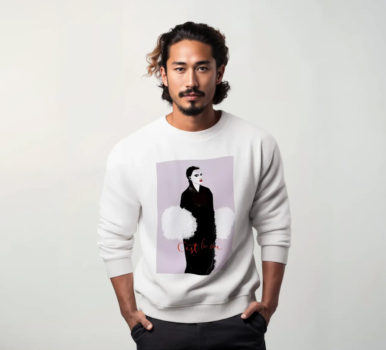 C'est La Vie felpa da Agnes KR Patience