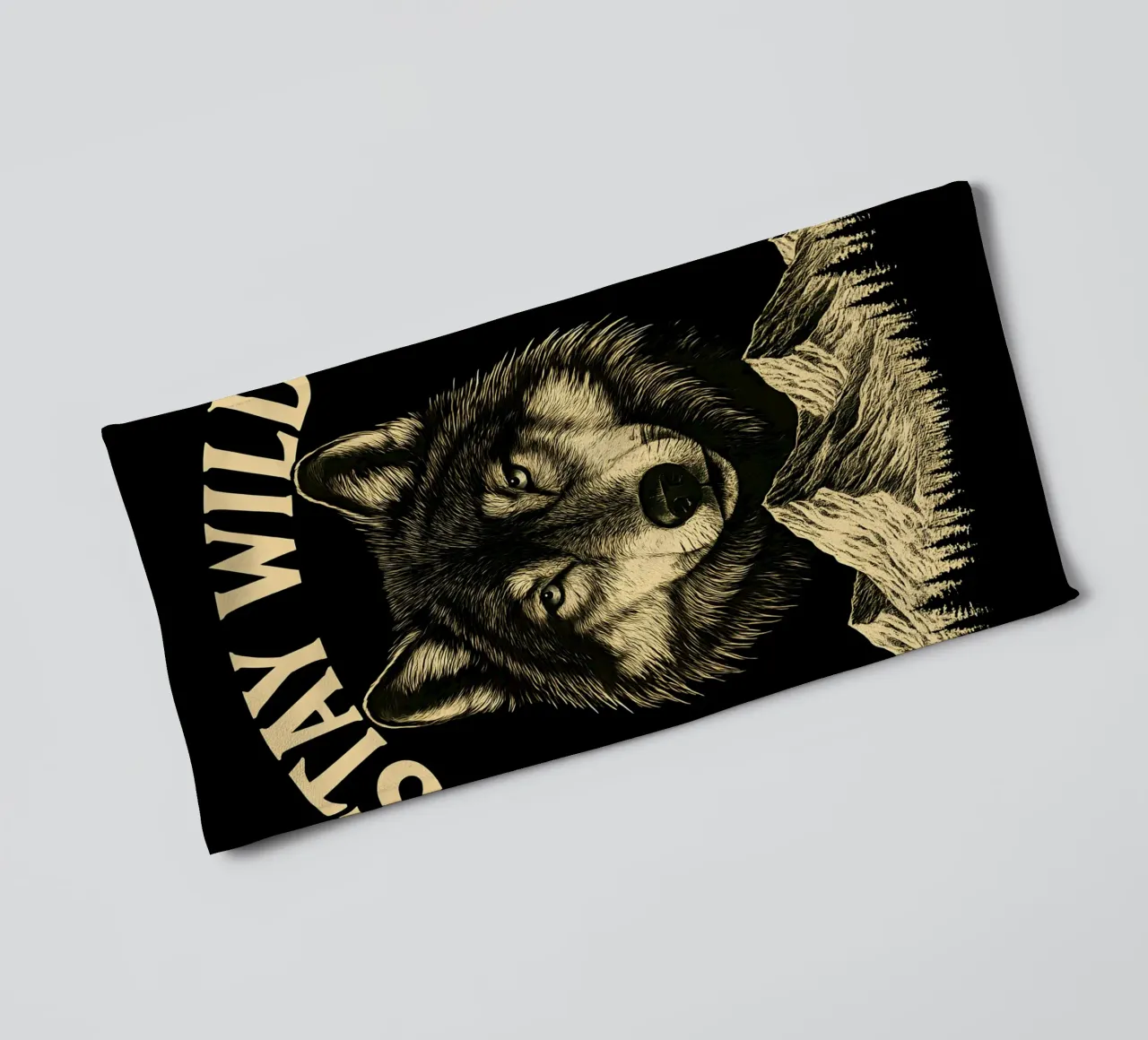 Stay Wild - Loup asciugamano da bagno da LM2KONE