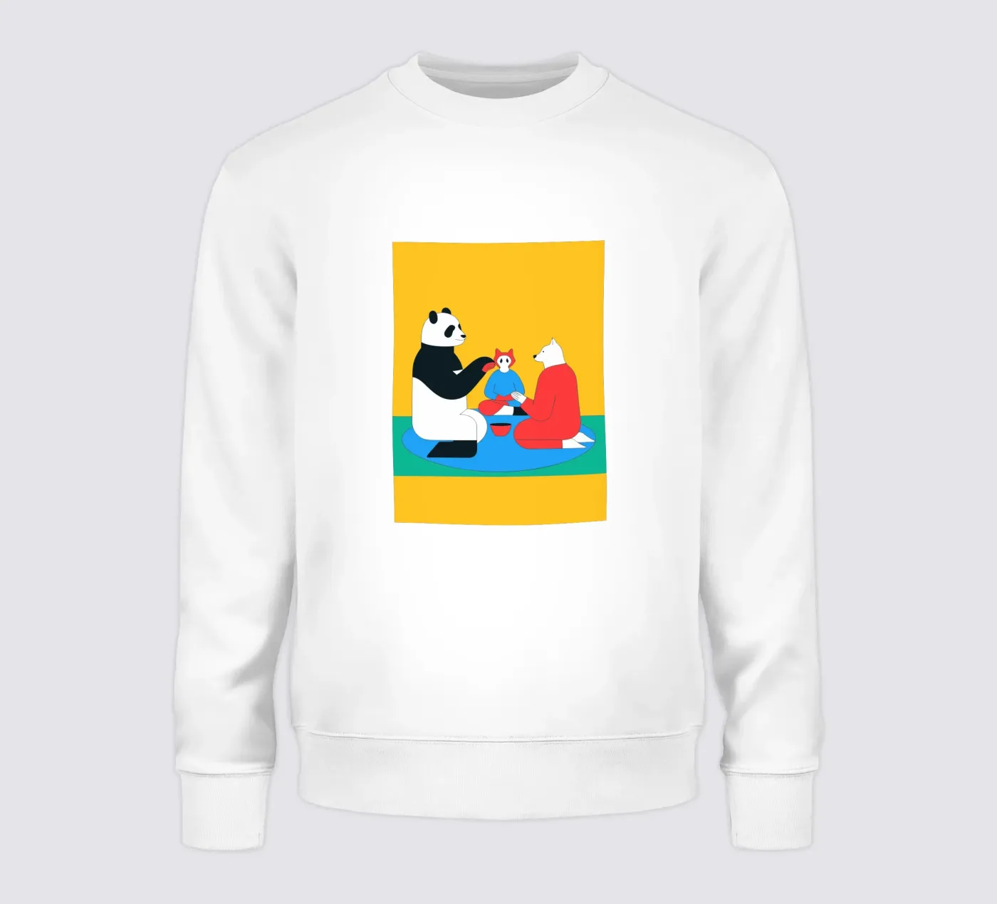 Panda and Dog felpa da OUR SHOP