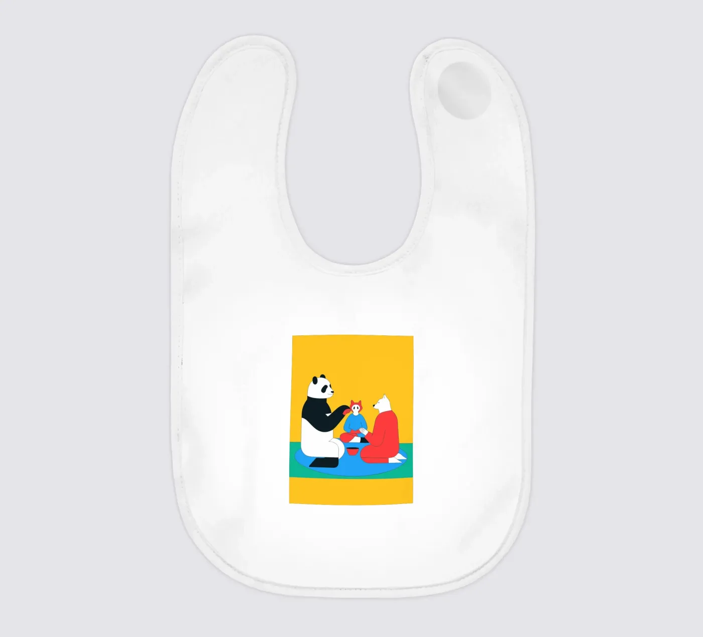 Panda et chien bavoir de OUR SHOP