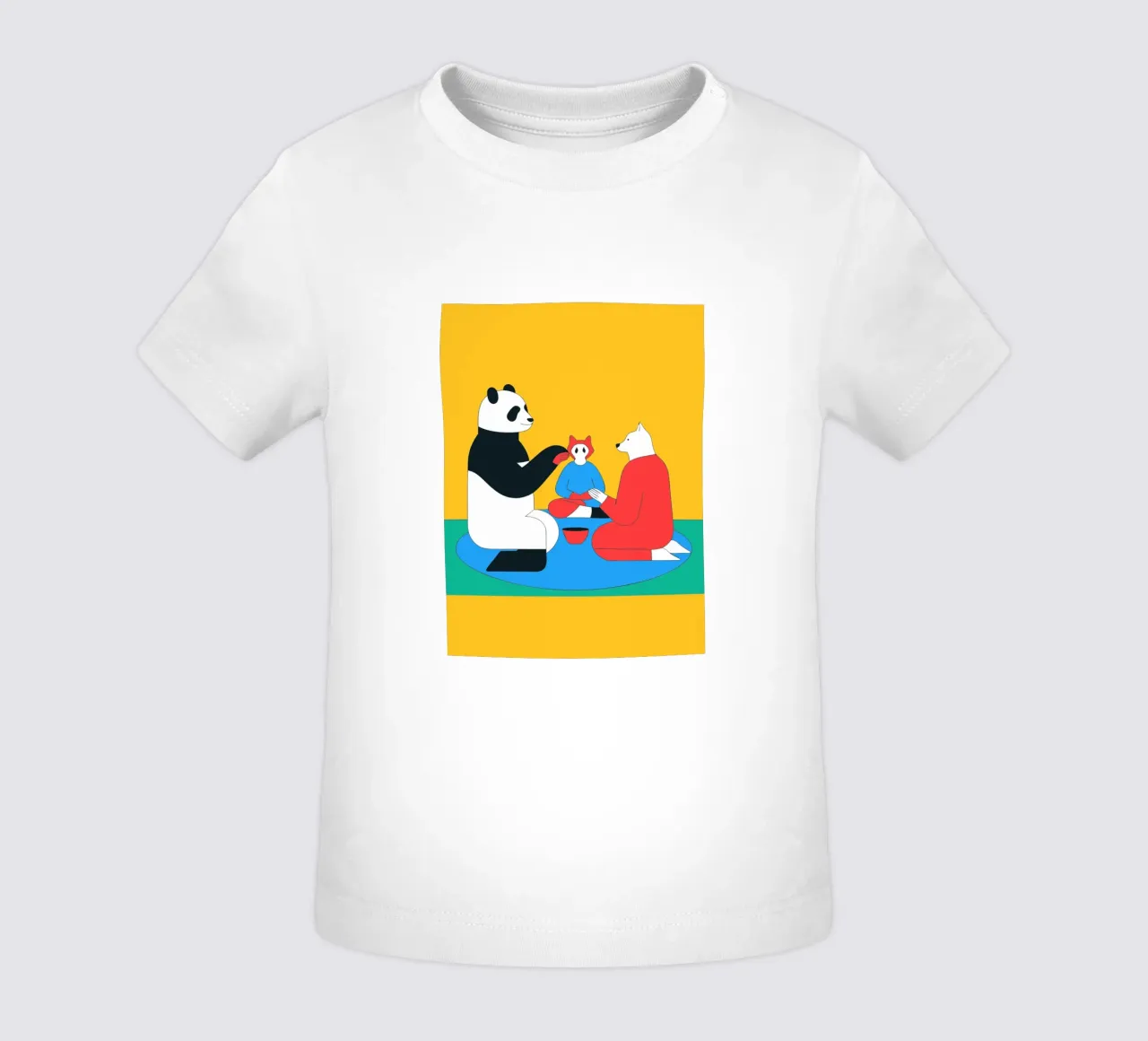 Panda e cane maglietta neonato da OUR SHOP