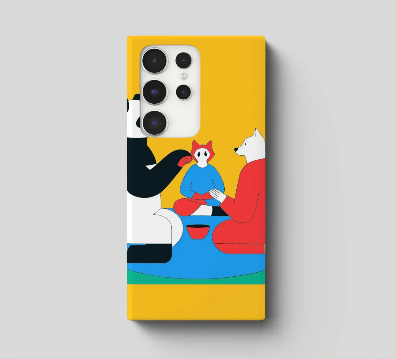 Panda e cane cover samsung da OUR SHOP