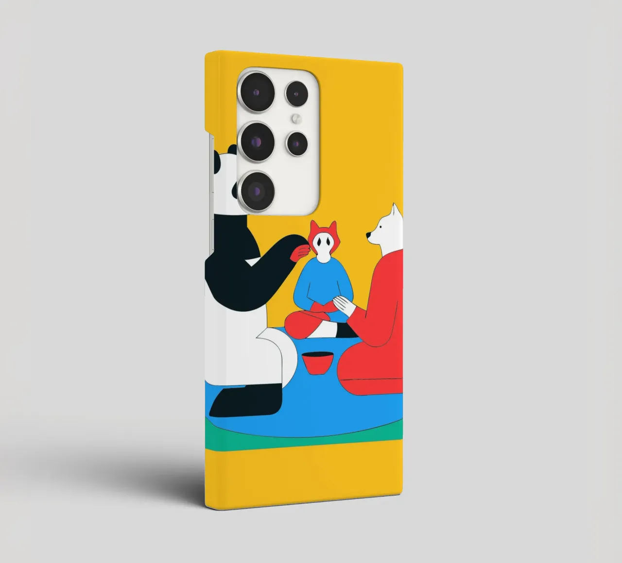 Panda e cane cover samsung da OUR SHOP