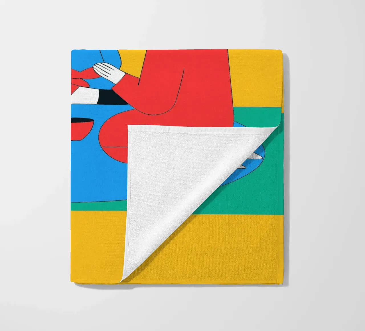 Panda e cane telo mare da OUR SHOP