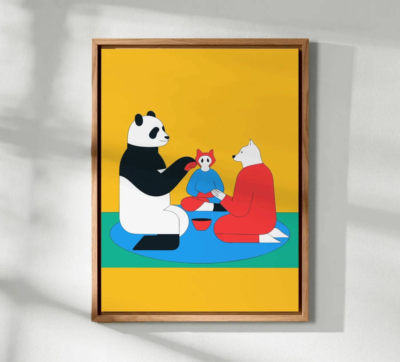 Panda and Dog pannello forex da OUR SHOP