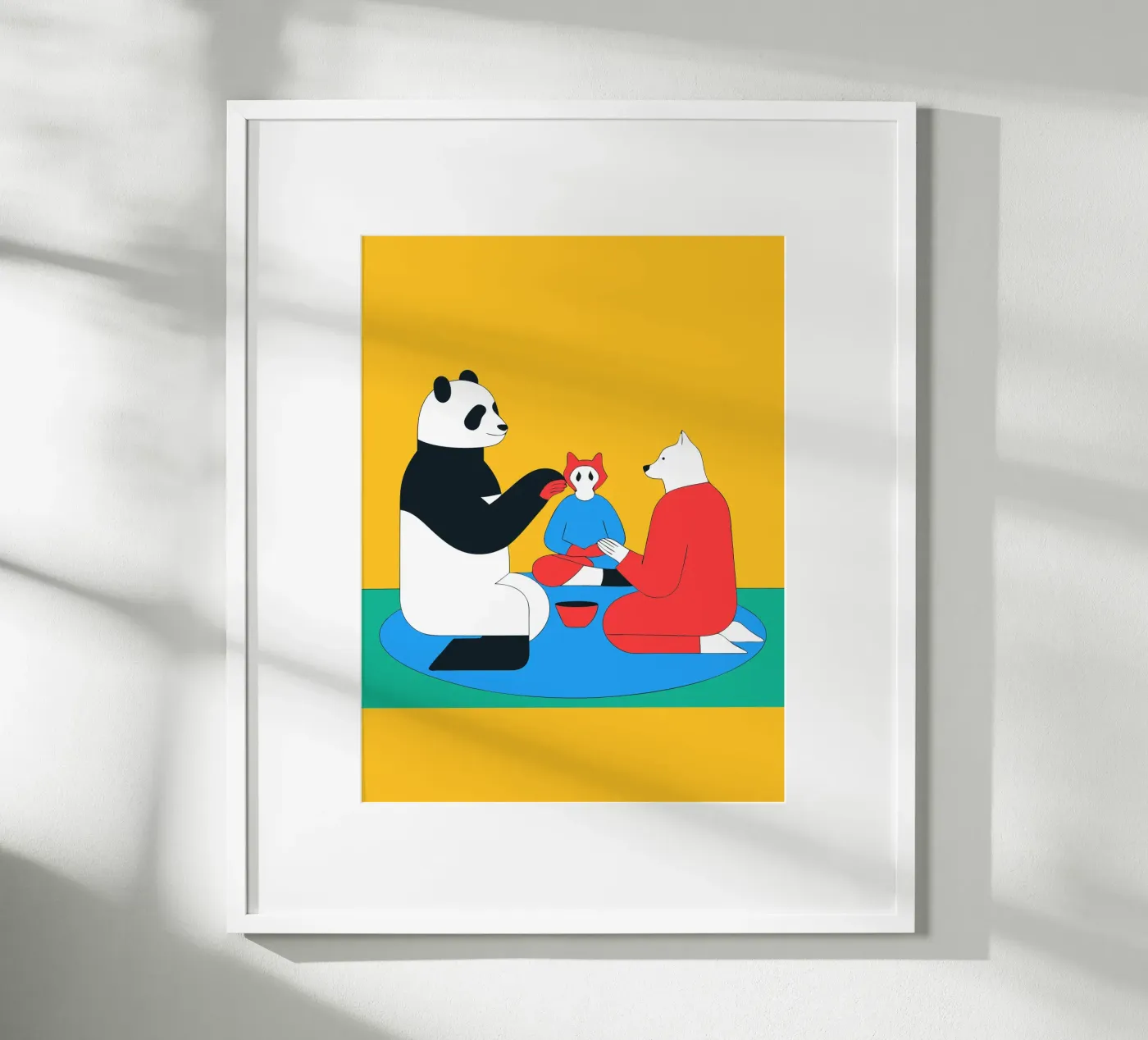 Panda and Dog poster da OUR SHOP