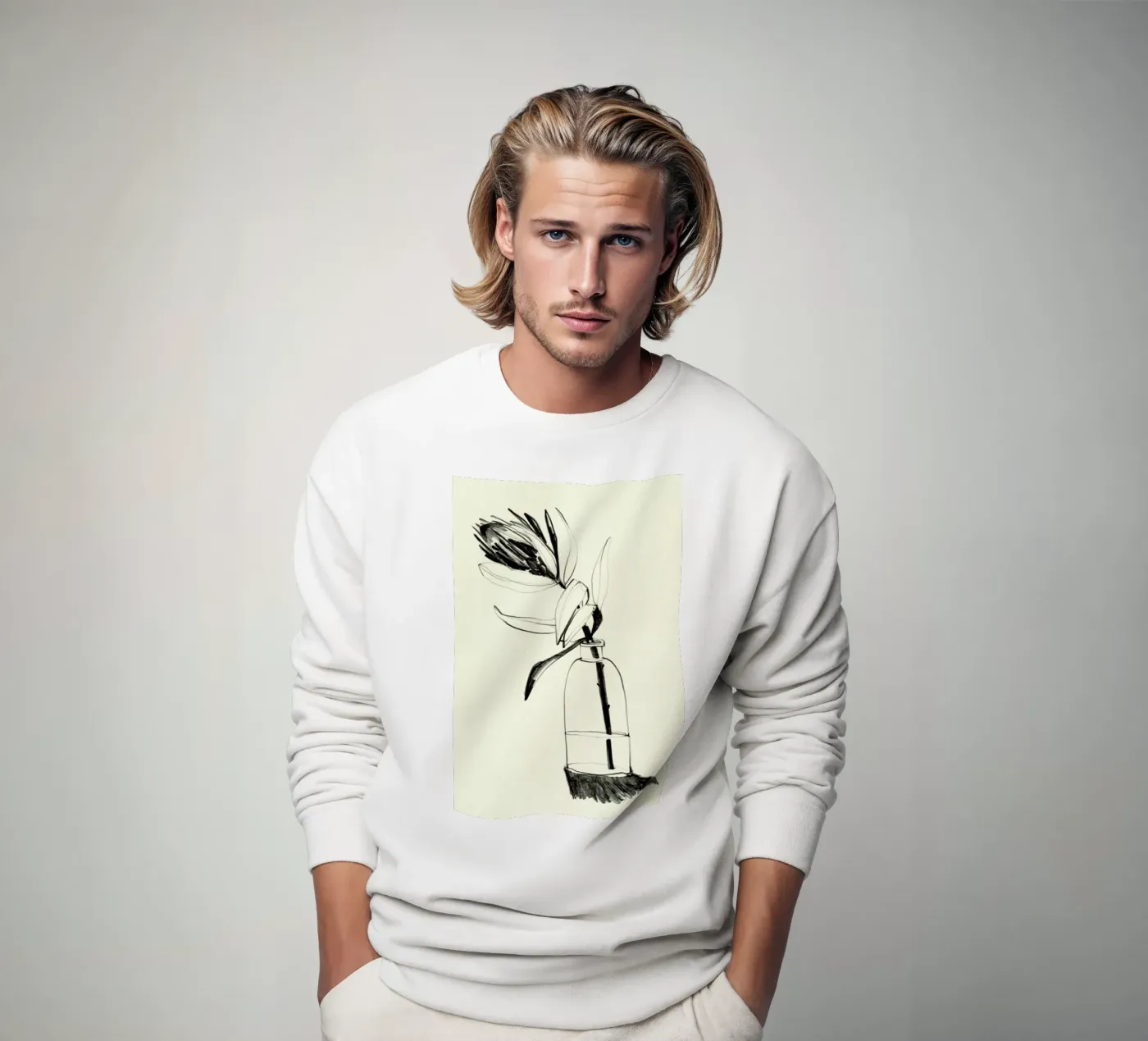 Protea sweatshirt van Ekaterina Koroleva