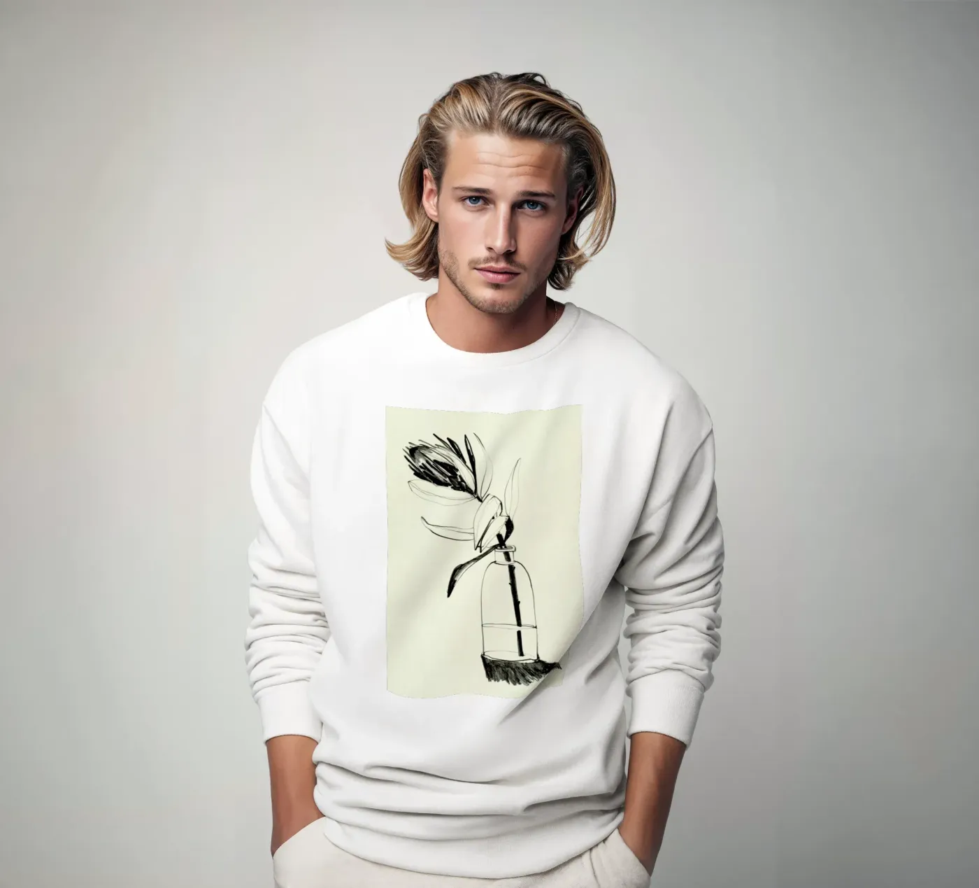 Protea sweatshirt van Ekaterina Koroleva