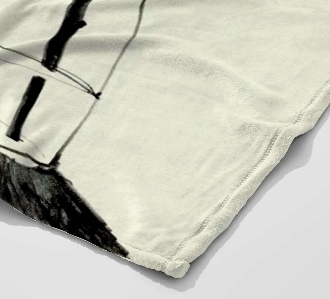 Protea fleece blanket by Ekaterina Koroleva