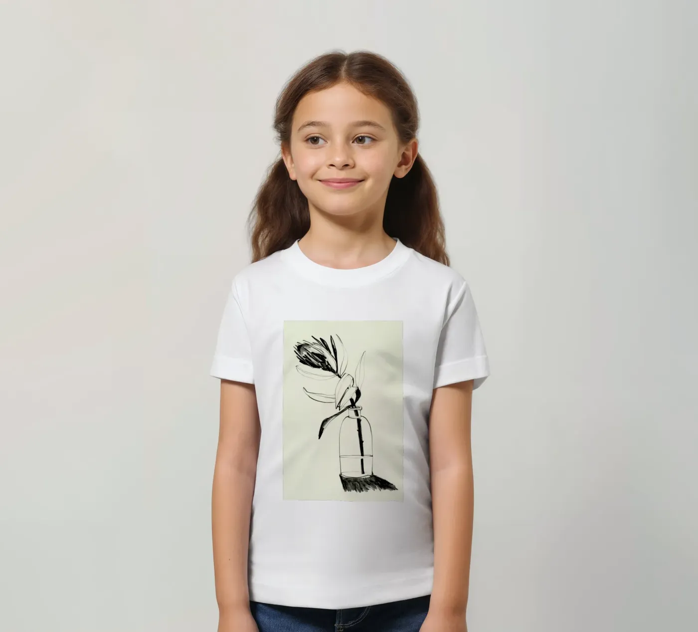 Protea kinder t-shirt van Ekaterina Koroleva