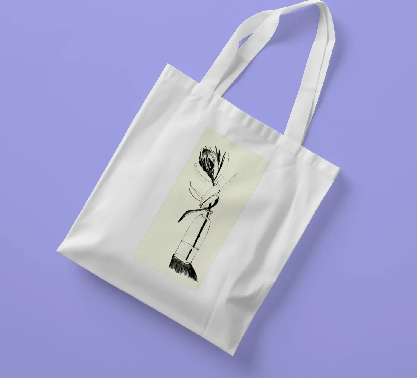 Protea tote bag by Ekaterina Koroleva