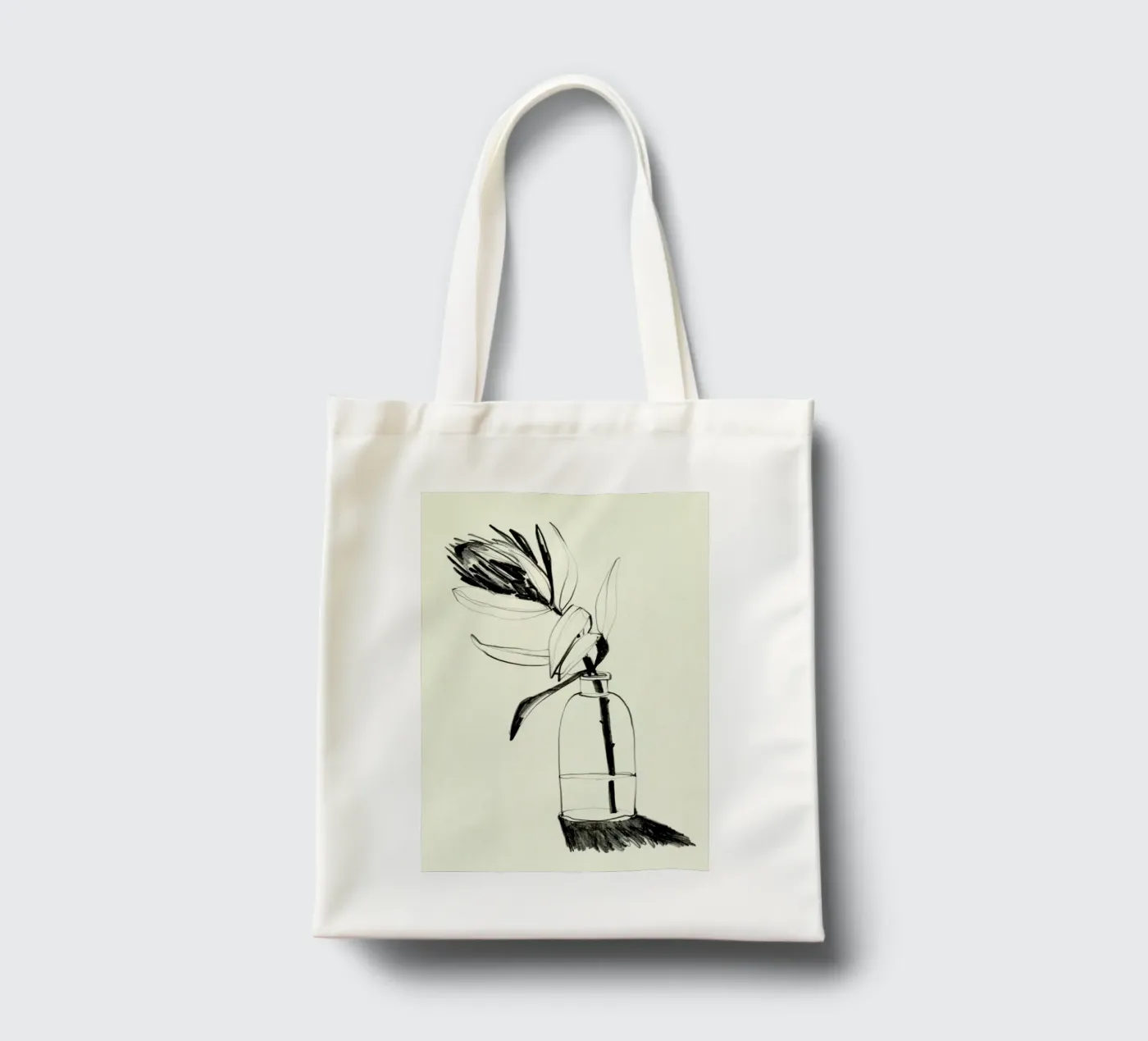 Protea tote bag by Ekaterina Koroleva