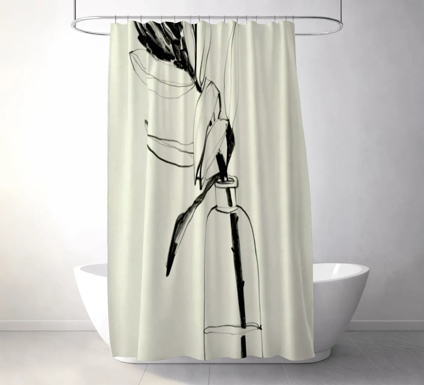 Protea Duschvorhang von Ekaterina Koroleva