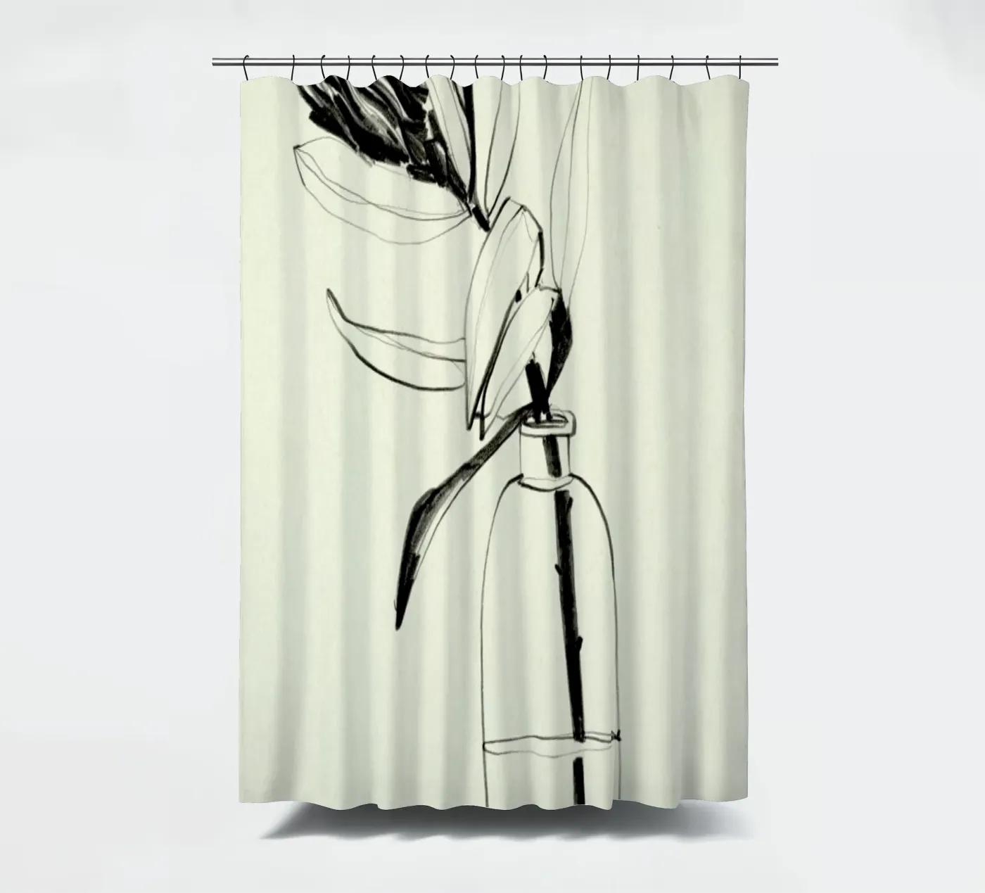 Protea Duschvorhang von Ekaterina Koroleva