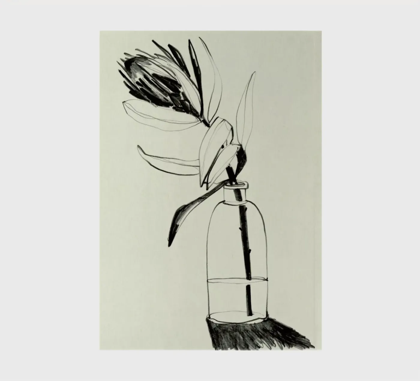 Protea notebook by Ekaterina Koroleva