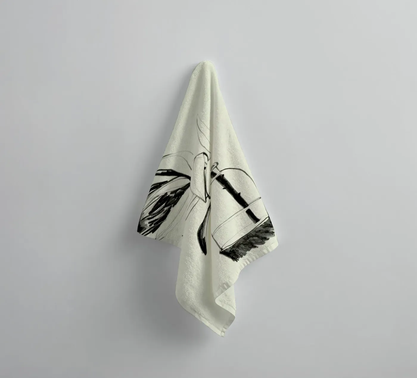 Protea badhanddoek van Ekaterina Koroleva