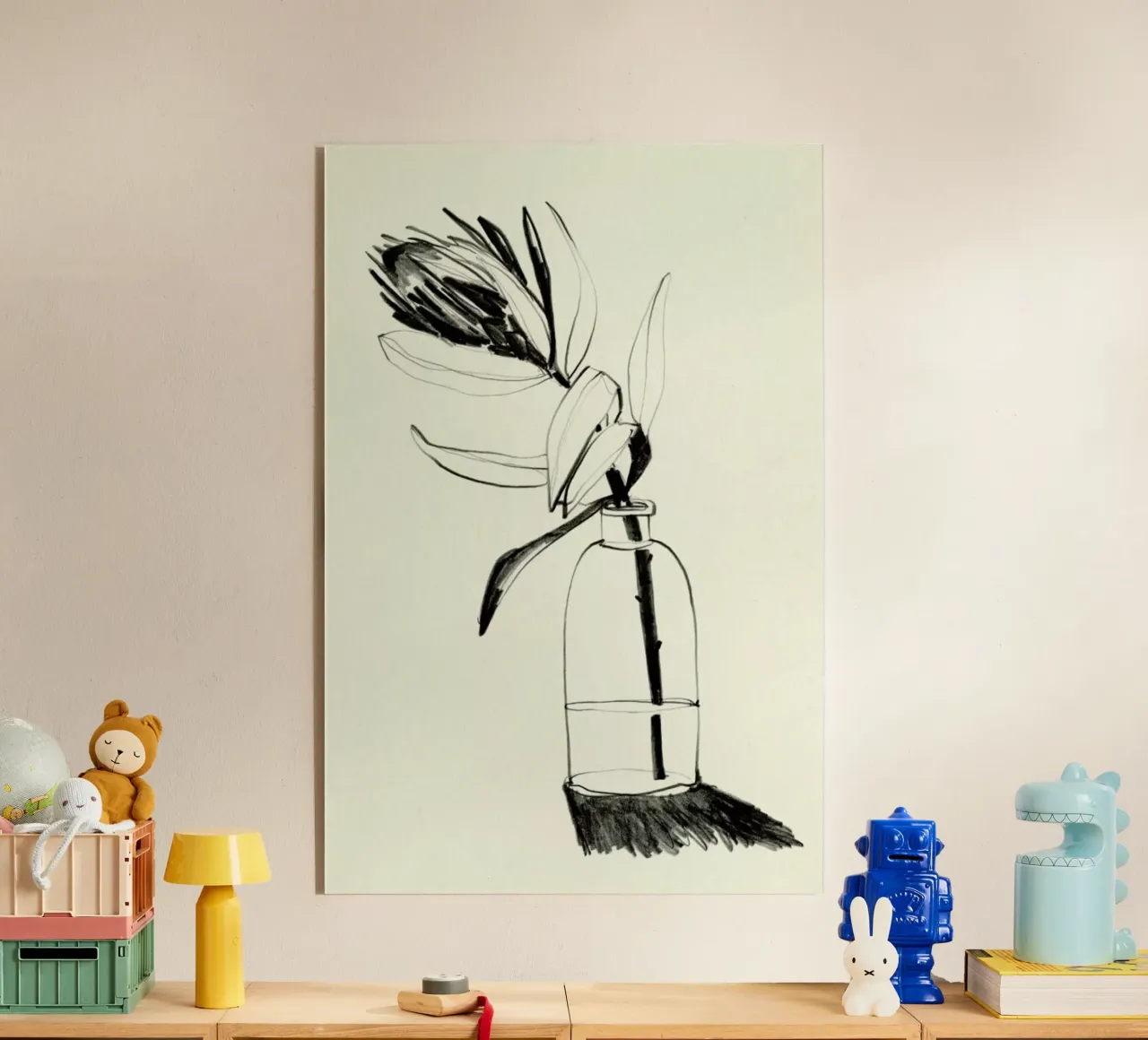 Protea Acryl-Glas von Ekaterina Koroleva